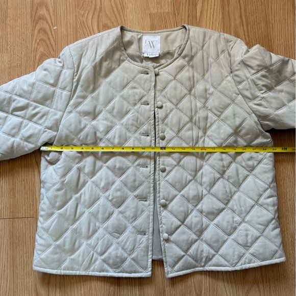 Clifford & Wills Women's Quilted Cream Jacket Sz 16 - Picture 5 of 6